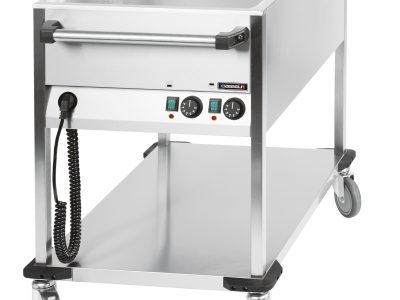 Chariot bain-marie à eau 2 x GN 1/1