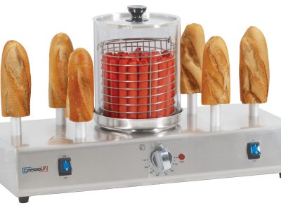 Machine à hot dog 6 plots chauffants