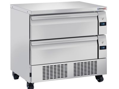 Soubassement réfrigéré 2 tiroirs mixte positif-négatif 4 x GN 1/1