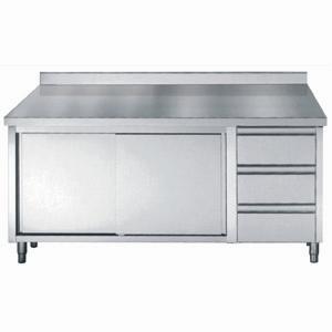 700 PLAN DE TRAVAIL PORTES COULISST TIROIRS BORD RELEVE 2000
