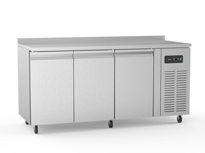 DESSERTE REFRIGEREE NEGATIVE 3P ADOSSEE PROF 700 417L 3 GRILLES + 3 PG