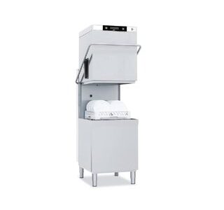 LAVE-VAISSELLE À CAPOT AVEC ADOUCISSEUR EN CONTINU - SANITECH - PANIER 500 X 500 MM