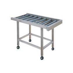 TABLE MOBILE À ROULEAUX