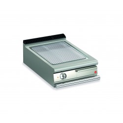 TOP PLANCHA ELEC - PLAQUE AISI 430 RAINURÉE LARG 600 MM