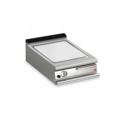 TOP PLANCHA GAZ - PLAQUE AISI 430 RAINURÉE LARG 600 MM